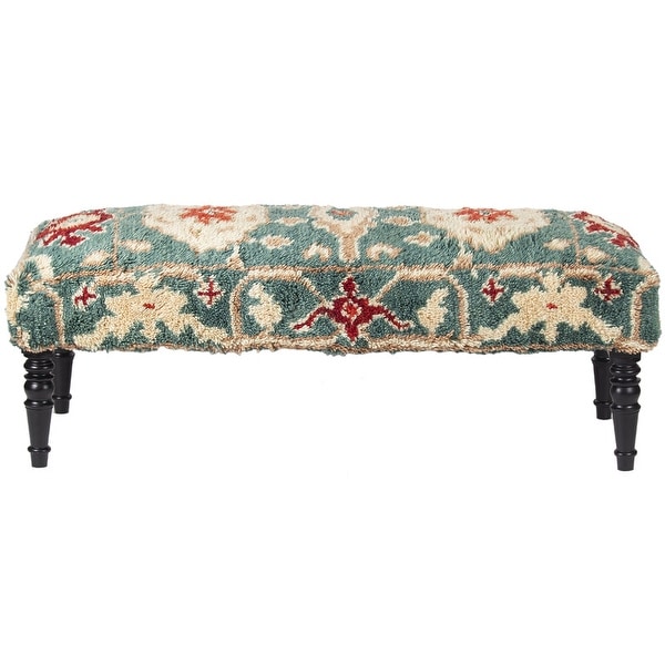 Handmade Kilim Upholstered Bench - 47" W x 16" L x 18" H. Opens flyout.