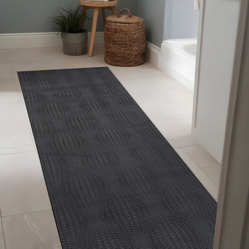Beverly Rug Serenity Solid Modern Non Slip Soft Indoor Area Rug