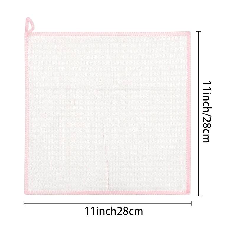 Reusable Cleaning Cloths, Soft Dishcloth Reusable and Absorbent Lint Free Lightweight Cleaning Cloths