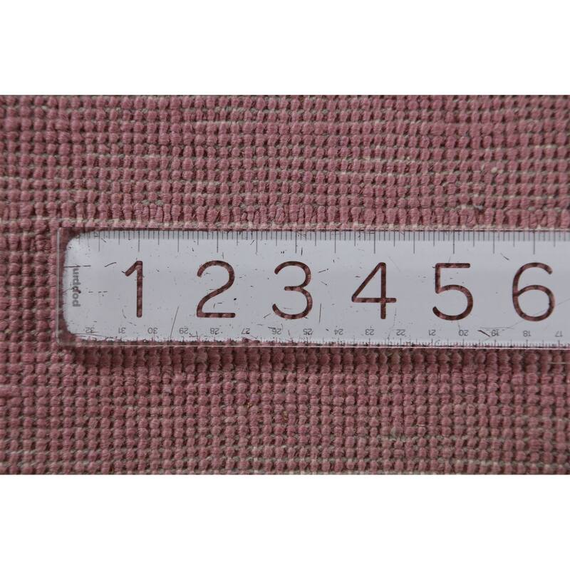 Hand Knotted Oriental 100% Wool Carpet Modern Solid Purples Gabbeh Area Rug - 13' 11'' X 10' 3''
