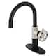 Option Matte Black / Polished Nickel