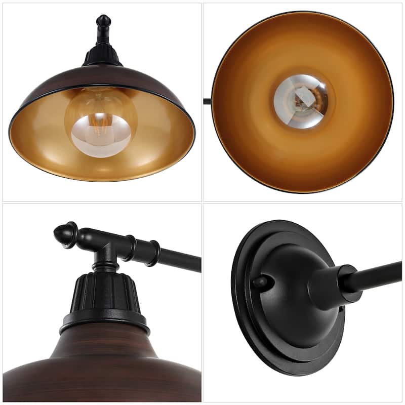 12.25" Indoor/Outdoor LED Arm Sconce, By JONATHAN Y - 12.25