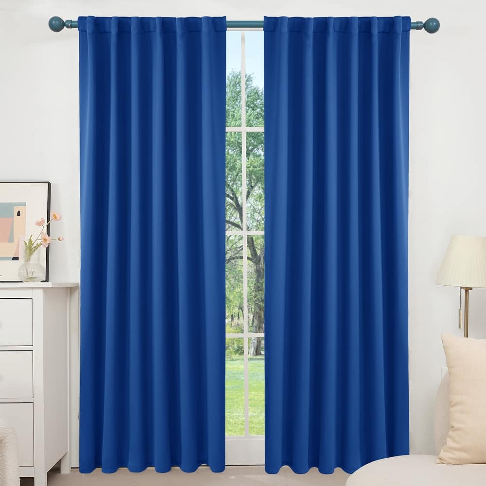 Deconovo Back Tab Blackout Curtains (2 Panel)