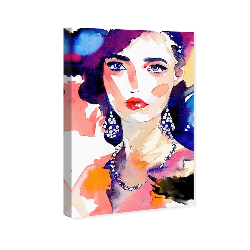 Wynwood Studio Fashion and Glam Mabella III Pink and Modern & Contemporary Wall Art Canvas Print