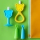 preview thumbnail 2 of 1, oogiebear infant to toddler teething kit 4 piece set - Multi