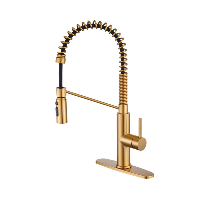 Single Handle Pull Down Sprayer Kitchen Faucet