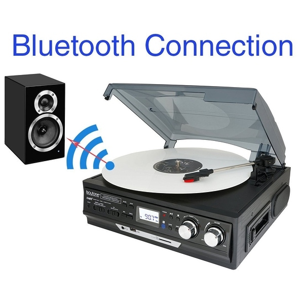 turntable that connects to bluetooth speaker