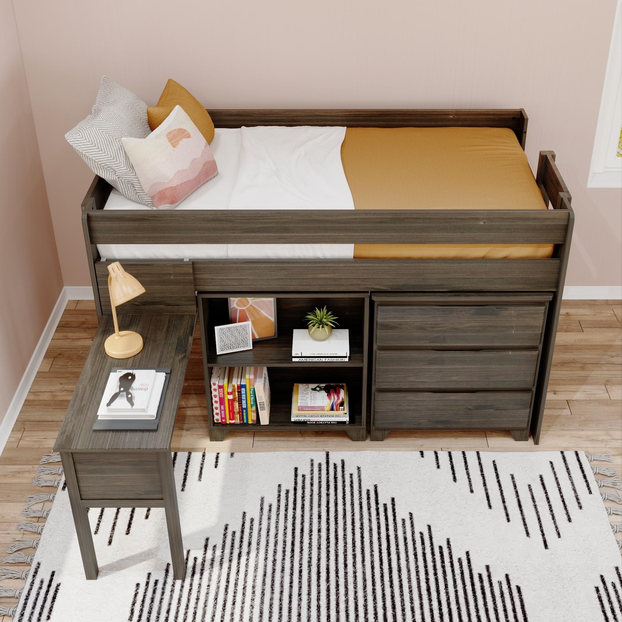Caitbrook twin hot sale loft bed