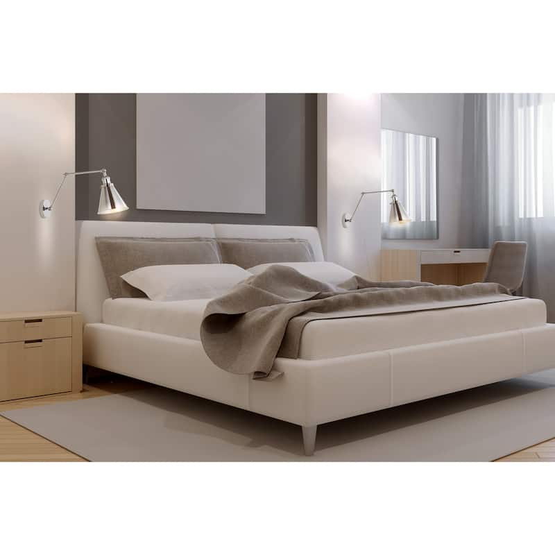 Rover 7" Adjustable Arm Metal LED Wall Sconce by JONATHAN Y