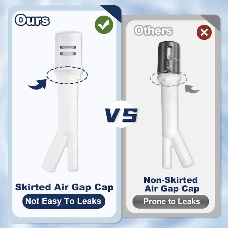 WOWOW Dishwasher Air Gap Cover for Kitchen Sink