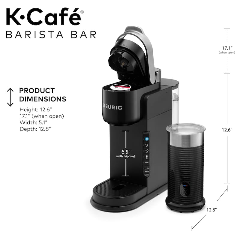 Keurig® K-Café Barista Bar Single Serve Coffee Maker and Frother