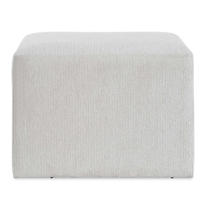 Copper Grove Off-white Rectangular Ottoman Stool.
