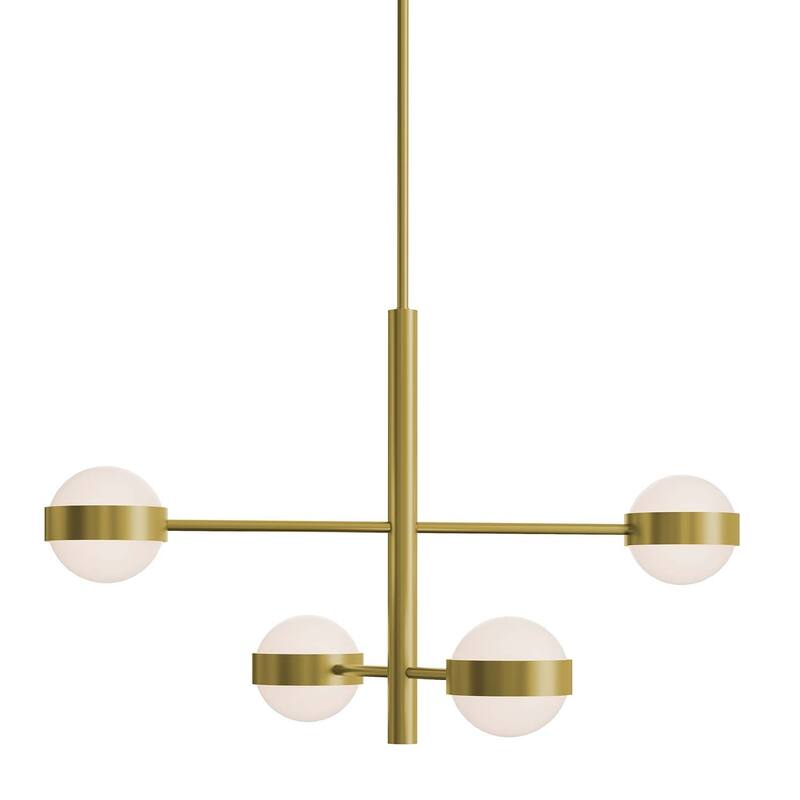 AFX VRNP2X4LAJUD Verona 30" Wide Pendant - Light Antique Brass