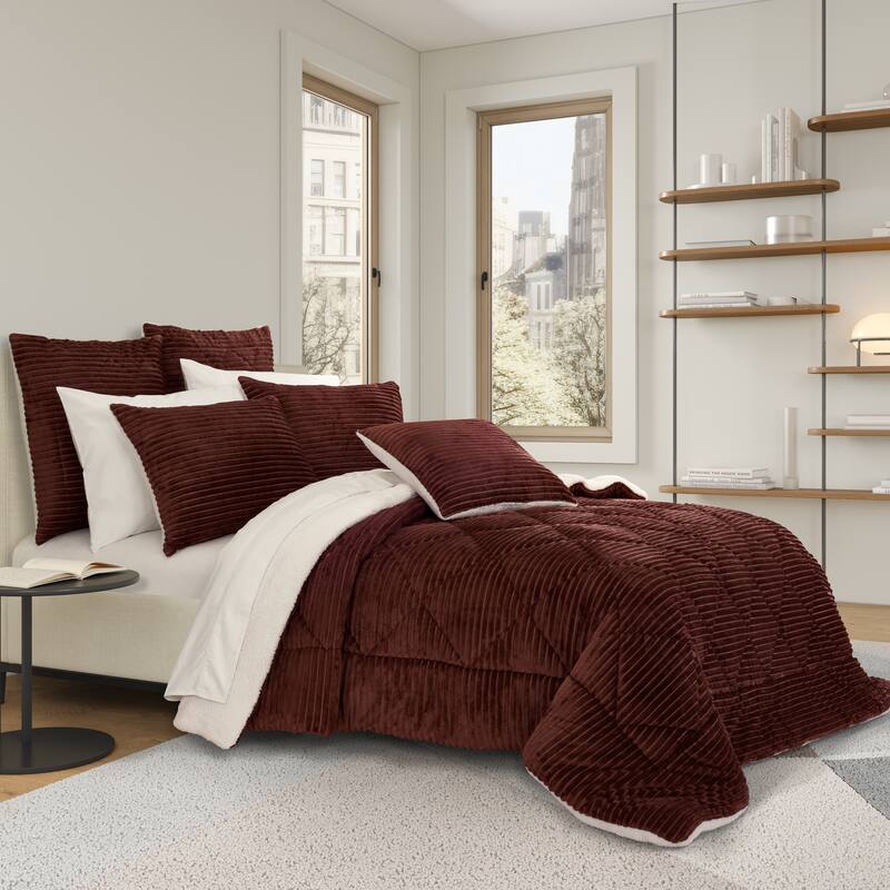 J. Queen New York Everett Comforter Set - Brick - King