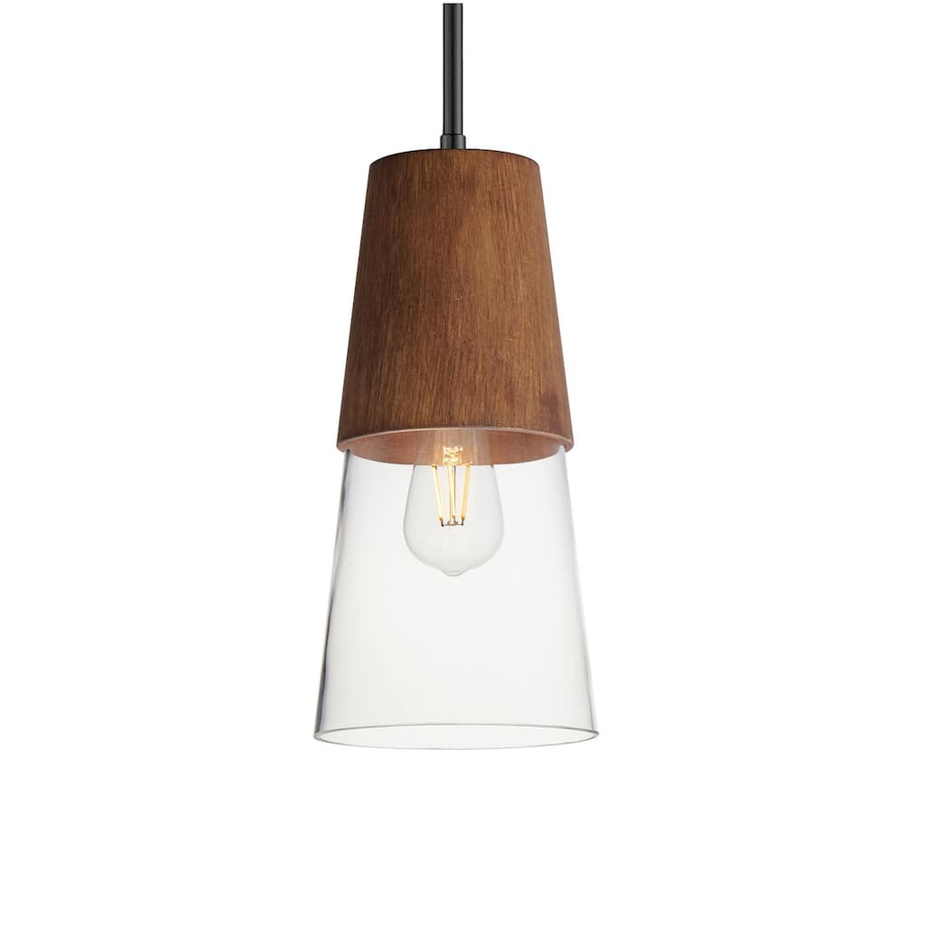 Maxim 91620CL Carpenter 7" Wide Mini Pendant