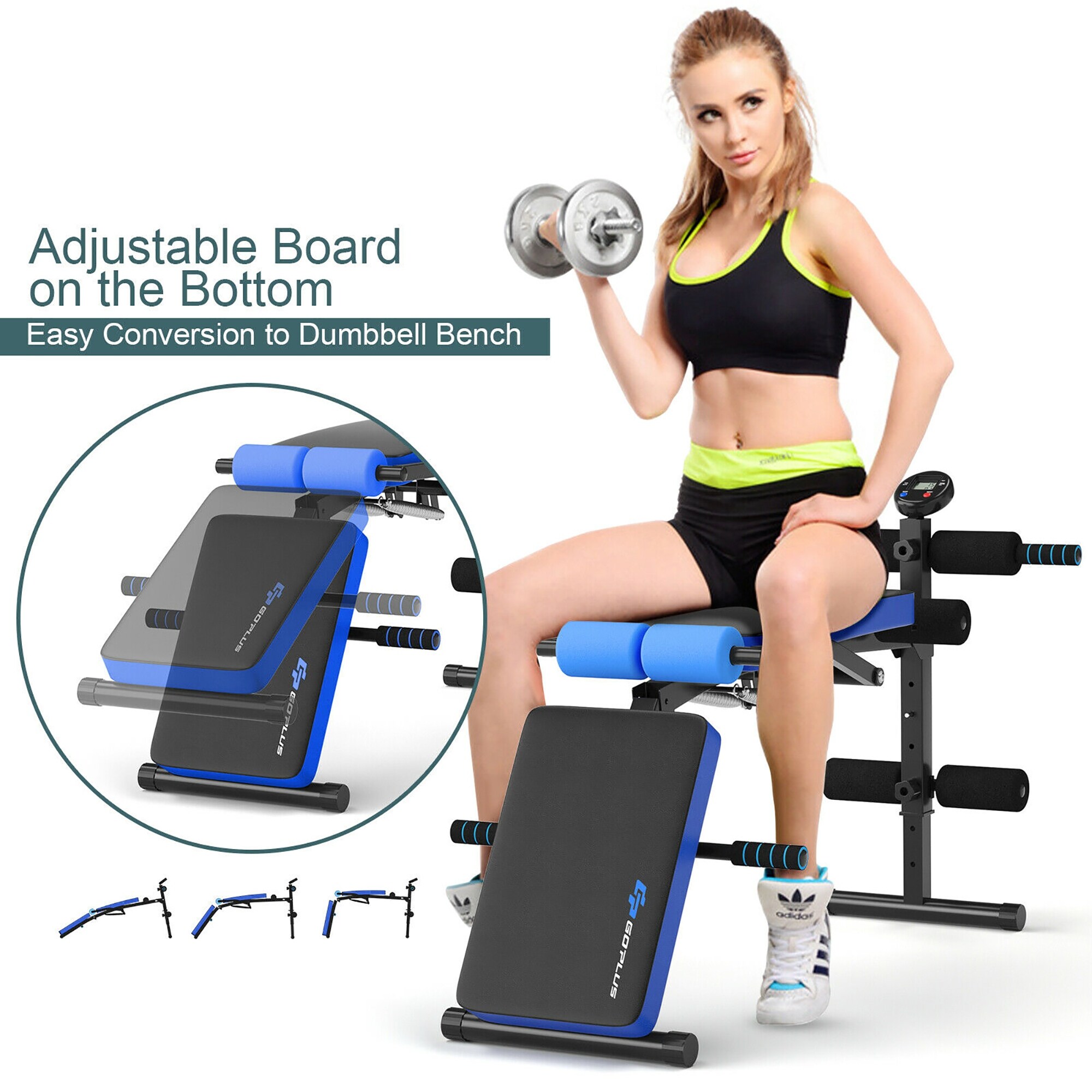 Goplus bench press deals