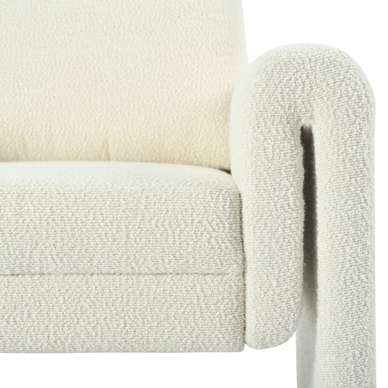 Modern Bouclé Upholstered Accent Chair