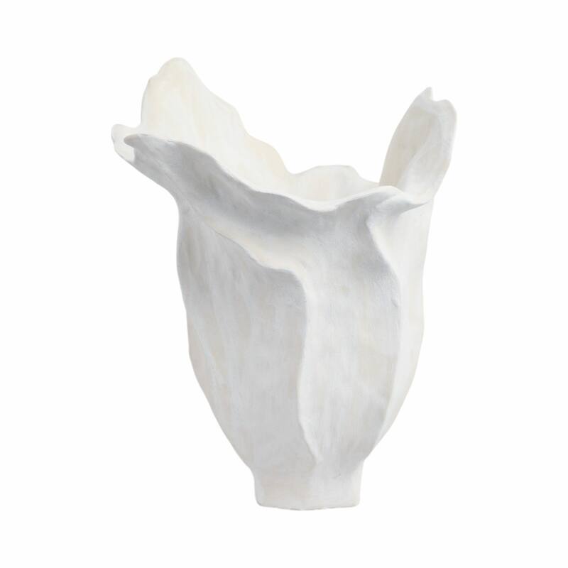 Stoneware Porcelain Vase Abstract Organic Design Sculptural Accent