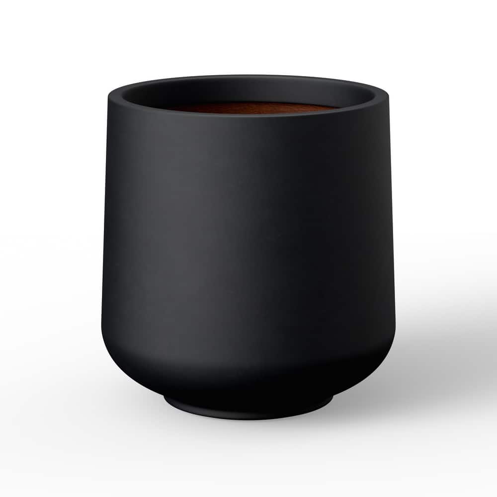 Upgraded Interior Concrete Tall Round Planter for Outdoor Indoor