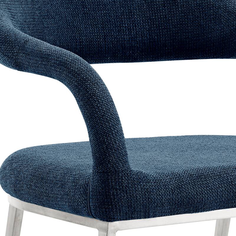 Morgan Upholstered Barrel Back Dining Chairs - Set of 2