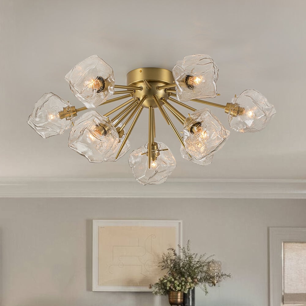Sunburst ceiling mount light on sale
