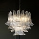 preview thumbnail 6 of 10, Vintage Mid-Century Modern Chandelier Clear Art Glass Pendant With Antique Bronze Finish For Livingroom Bedroom W24''
