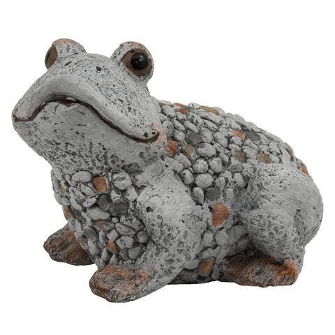 Vickerman 8" Gray Frog Outdoor Garden.