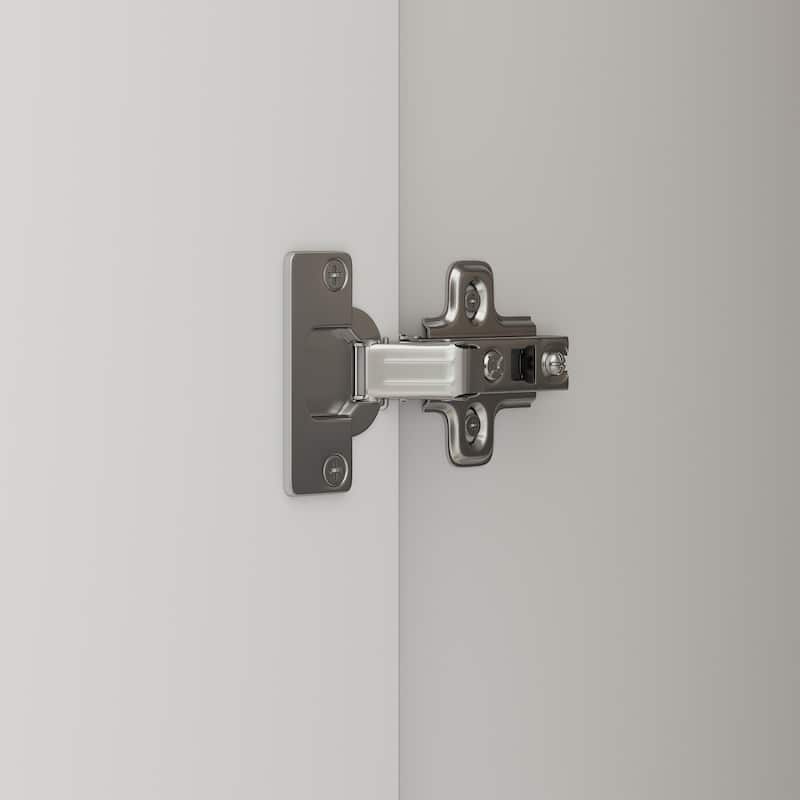 70.9"H x 63"W Kerrogee Wardrobe Airmories 4 Doors Hanging Rod White