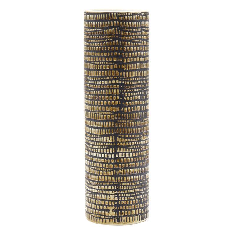 Elements Swirl Cylindrical Vase, 14 Inch