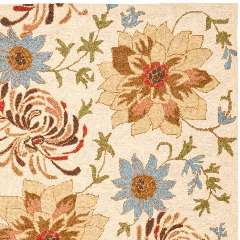 SAFAVIEH Handmade Blossom Arminda Modern Floral Wool Rug