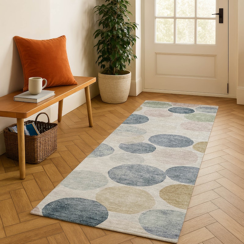Premium Washable Super Soft Mayfield Rug - Beige - 2'3" x 7'6"