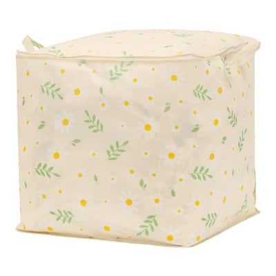 1 Pcs Clothes Storage, Moving Bags, for Organizing Clothing, Closet Organizers and Storage with Handles Beige