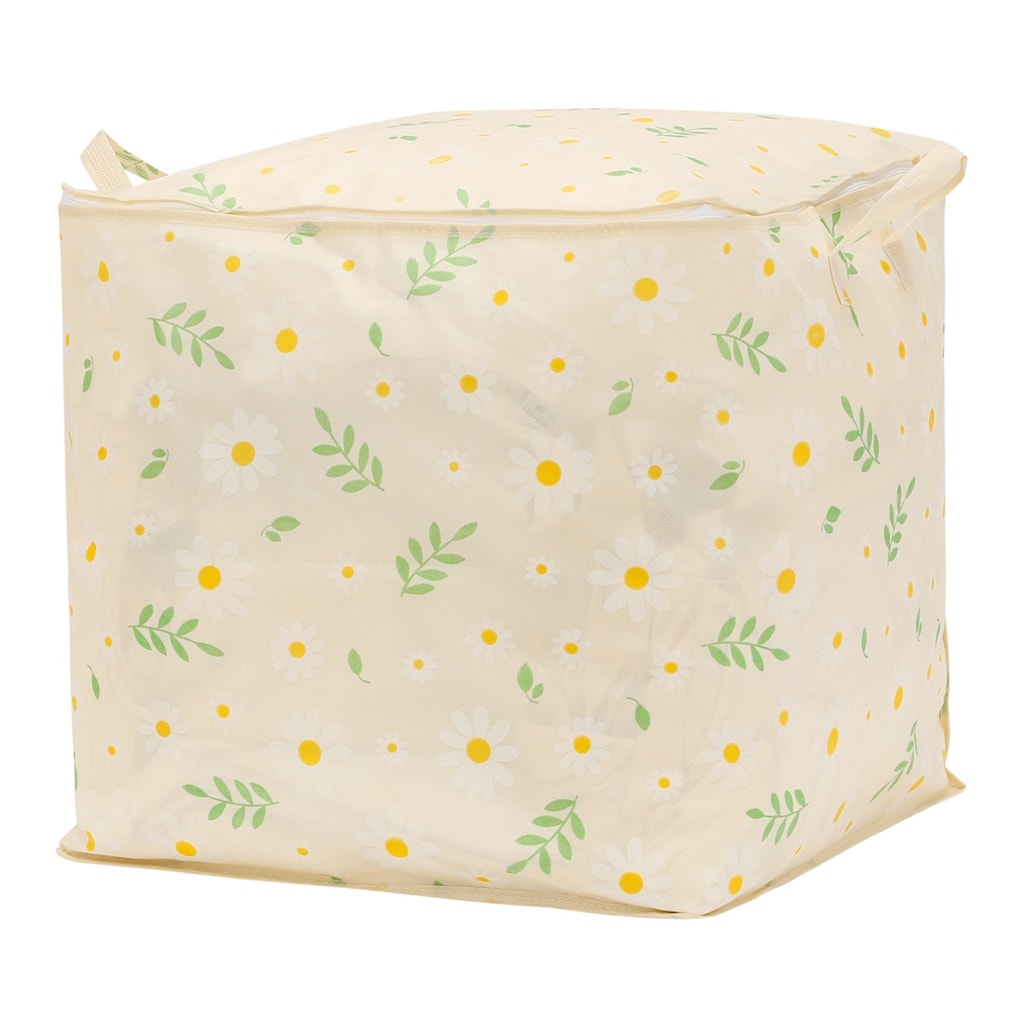1 Pcs Clothes Storage, Moving Bags, for Organizing Clothing, Closet Organizers and Storage with Handles Beige