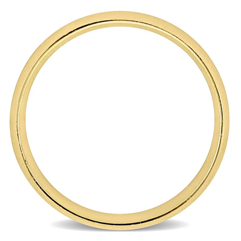 Miadora 6mm Polished Finish Wedding Band in 14k Yellow Gold