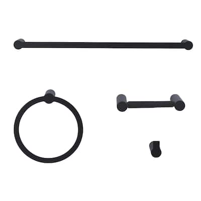 WOWOW 4 Piece Bathroom Hardware Set with Gift Box