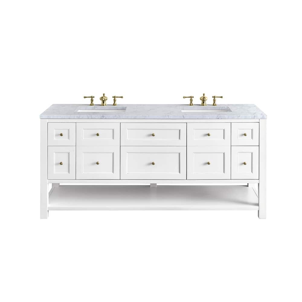 James Martin Vanities 330-V72-3CAR Breckenridge 72" Free Standing