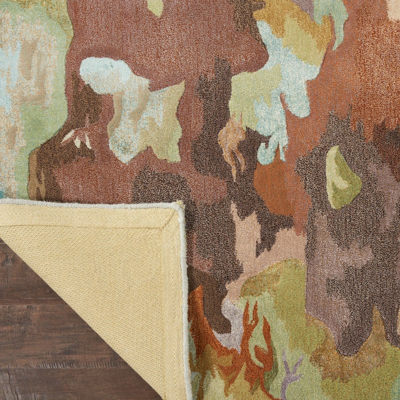 Nourison Prismatic Modern Abstract Area Rug