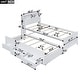 preview thumbnail 10 of 10, Twin Size Platform Bed with Storage LED Headboard, Twin Size Trundle and 3 Drawers, White