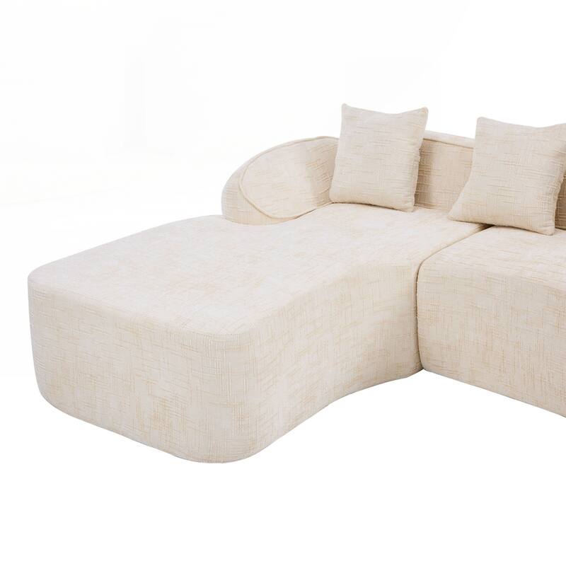 L-shaped Compressed Sofa that Goes Well with Any Living Room