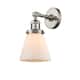 Option Satin Brushed Nickel / Matte White Cased