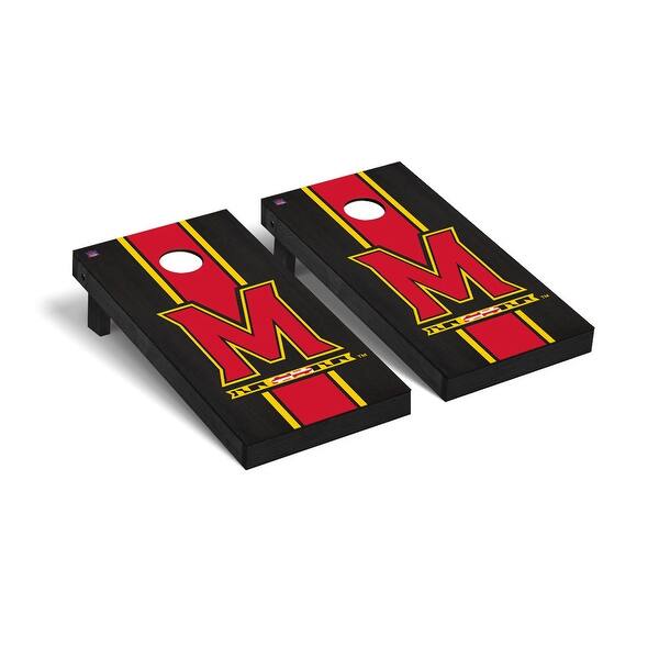 slide 2 of 5, Maryland Terrapins 2x4 Pro Cornhole Boards - V6 Include Carrying Case