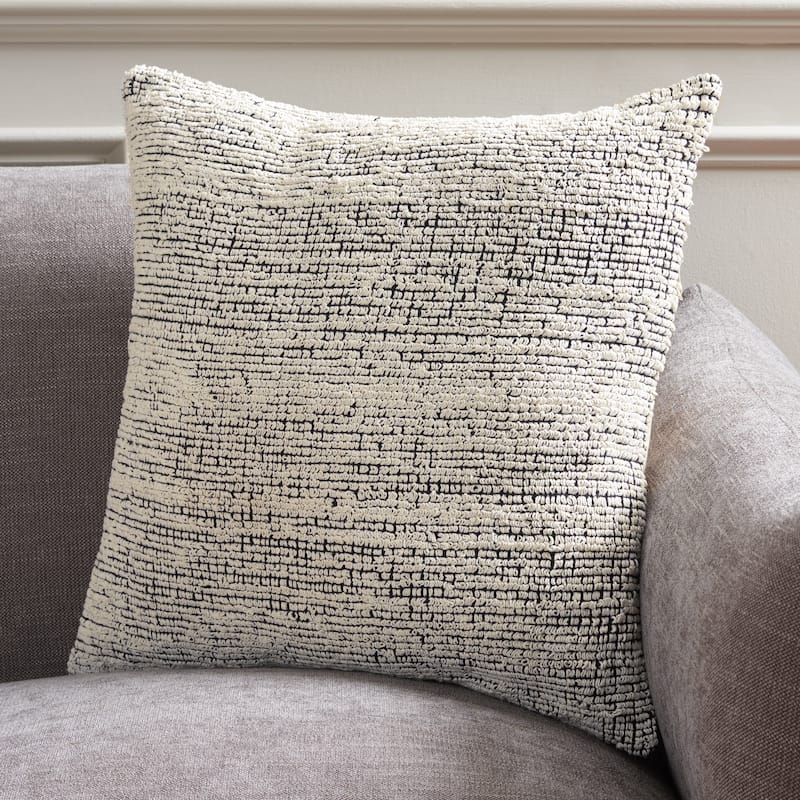 SAFAVIEH Home Kailo 20-inch Decorative Pillow - Cream/Black