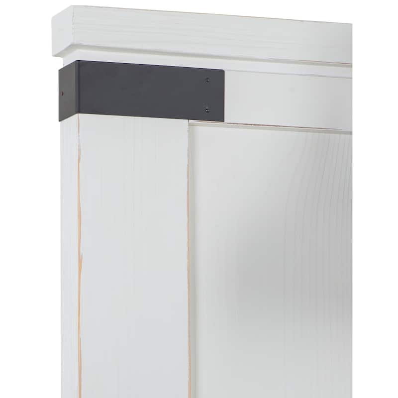 Magnussen Home Harper Springs Silo White Queen Lamp Panel Storage Bed