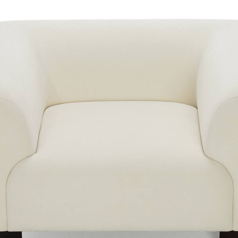 Modern Upholstered Arm Club Chair