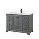 Option Dark Gray / Carrara Cultured Marble Top / Matte