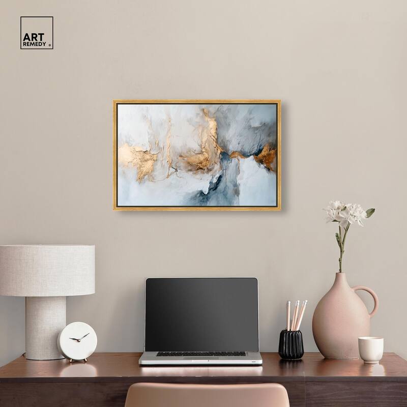 Canvas of Golden Shades Canvas by Art Remedy