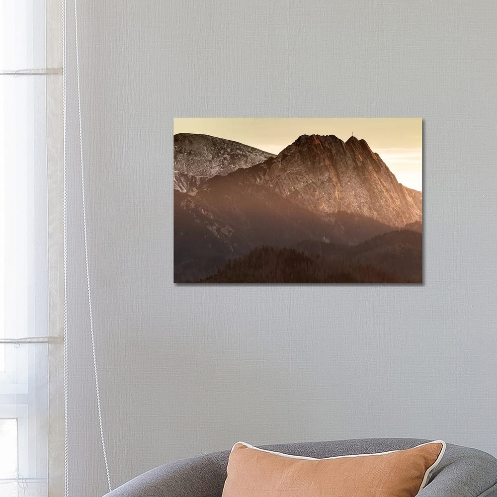 iCanvas "Europe, Poland, Lesser Poland, Tatra Mountains a" Giewont " by Mikolaj Gospodarek Canvas Print
