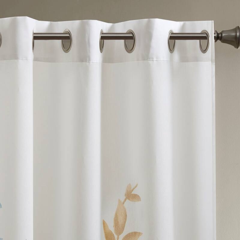 Burnout Printed Curtain Panel(Only 1 Pc Panel)