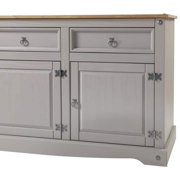 65" Wood Buffet Sideboard Farmhouse - Corona Collection | Furniture Dash