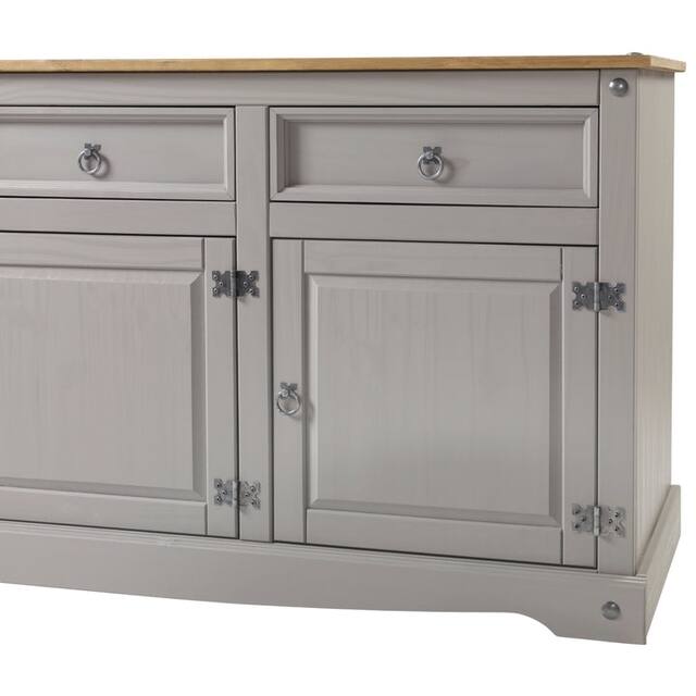 65" Wood Buffet Sideboard Corona Collection | Furniture Dash